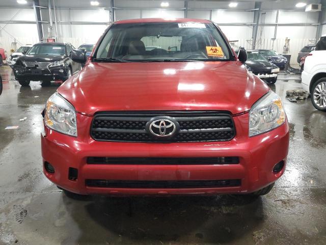 JTMBD33V585192617 - 2008 TOYOTA RAV4 RED photo 5