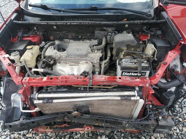 2T3ZFREV0GW261245 - 2016 TOYOTA RAV4 LE RED photo 12