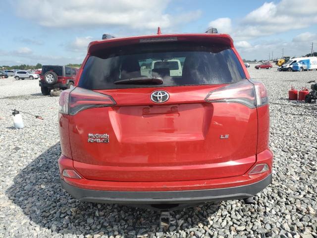 2T3ZFREV0GW261245 - 2016 TOYOTA RAV4 LE RED photo 6