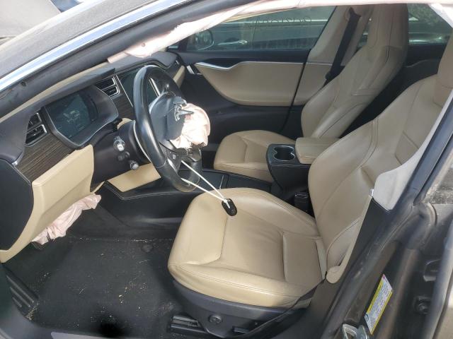 5YJSA1E25GF137808 - 2016 TESLA MODEL S ვერცხლისფერი ფოტო 7