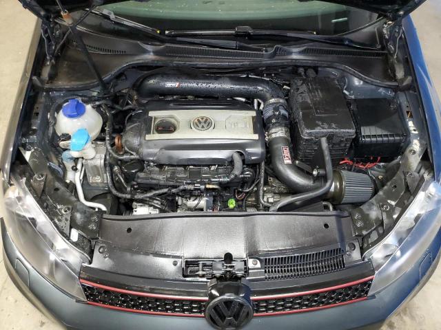 WVWHD7AJ0DW127339 - 2013 VOLKSWAGEN GOLF GRAY photo 11