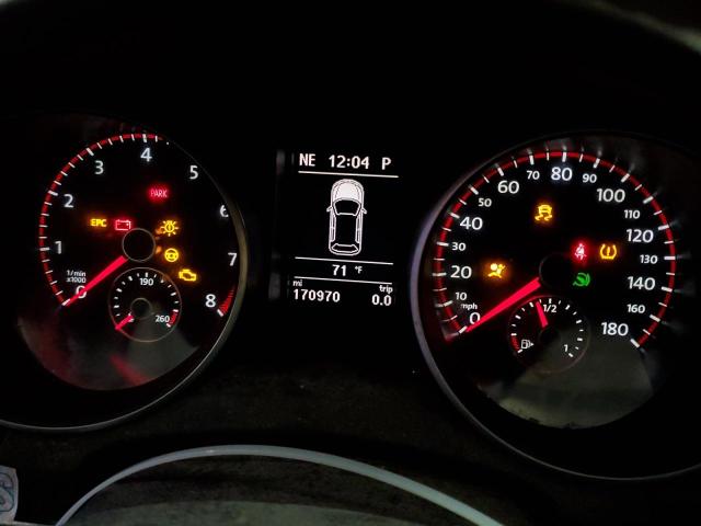 WVWHD7AJ0DW127339 - 2013 VOLKSWAGEN GOLF GRAY photo 9