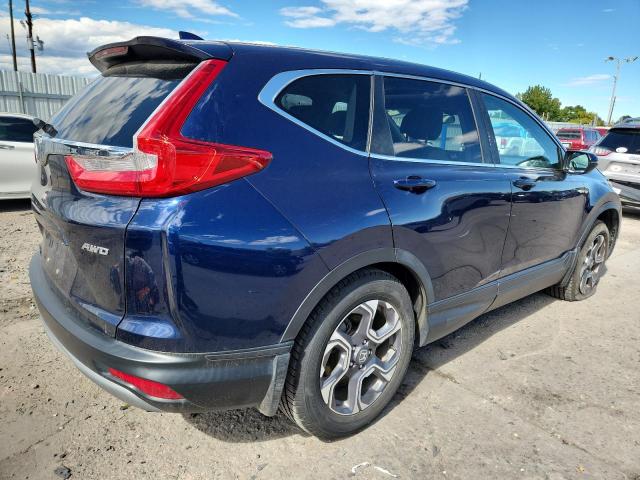 7FARW2H53JE041604 - 2018 HONDA CR-V EX ლურჯი ფოტო 3