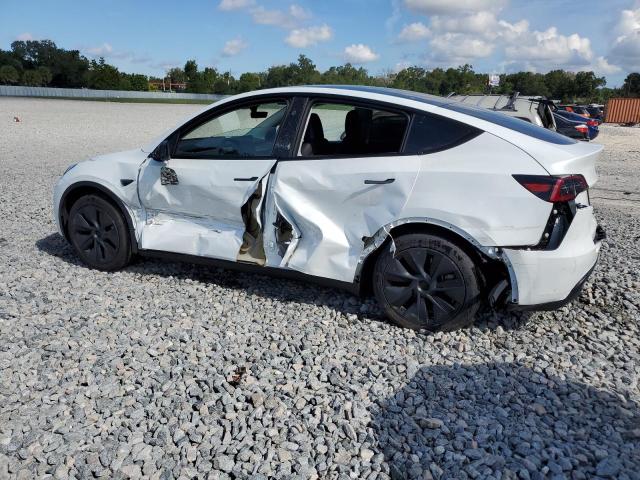 7SAYGDED3SA378674 - 2025 TESLA MODEL Y Biały zdjęcie 2