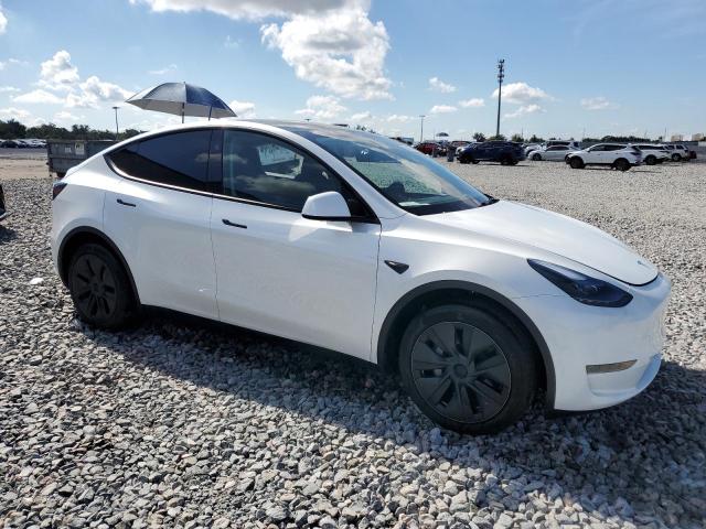7SAYGDED3SA378674 - 2025 TESLA MODEL Y Biały zdjęcie 4