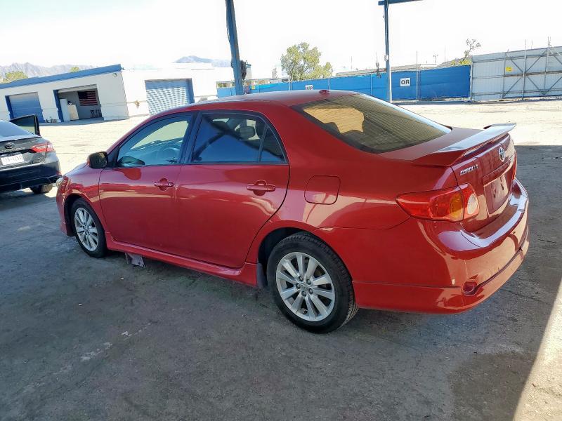 1NXBU4EE6AZ303024 - 2010 TOYT COROLLA BASE Kırmızı fotoğraf 2