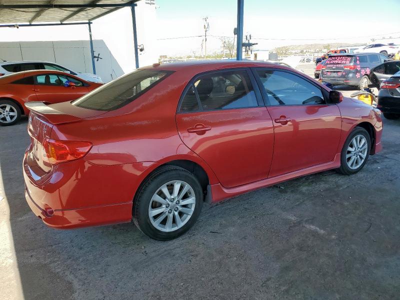 1NXBU4EE6AZ303024 - 2010 TOYT COROLLA BASE Kırmızı fotoğraf 3