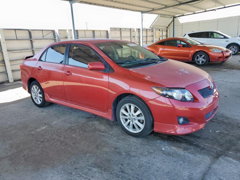 1NXBU4EE6AZ303024 - 2010 TOYT COROLLA BASE Kırmızı fotoğraf 4