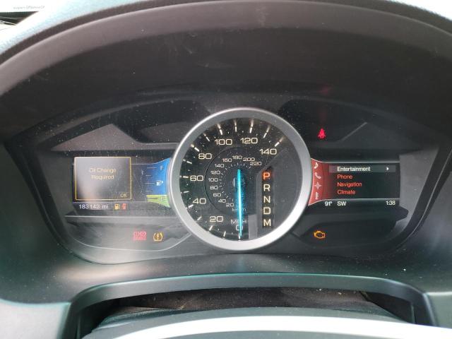 1FM5K8D84DGC93277 - 2013 FORD EXPLORER XLT Сірий фото 9