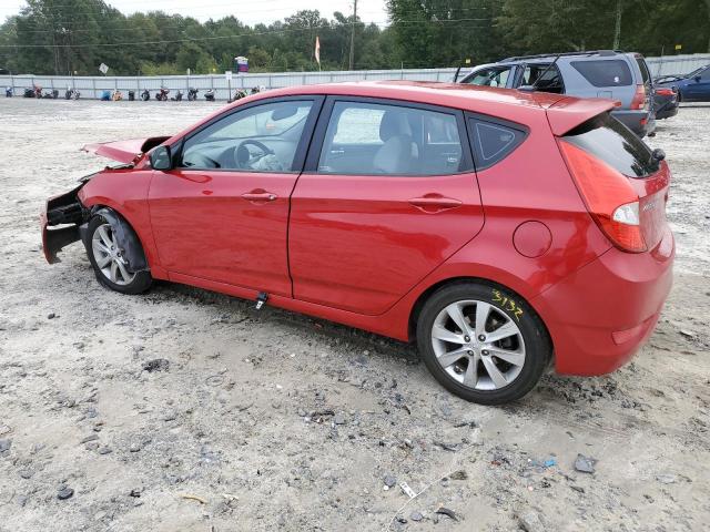 KMHCU5AE1DU071081 - 2013 HYUNDAI ACCENT GLS 红色 照片 2