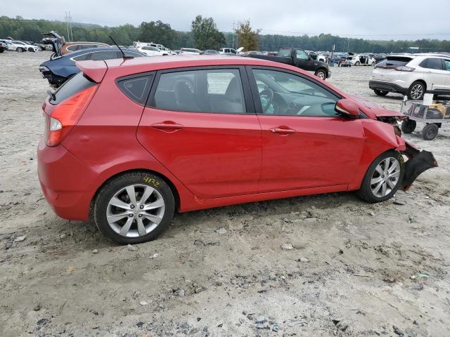 KMHCU5AE1DU071081 - 2013 HYUNDAI ACCENT GLS 红色 照片 3