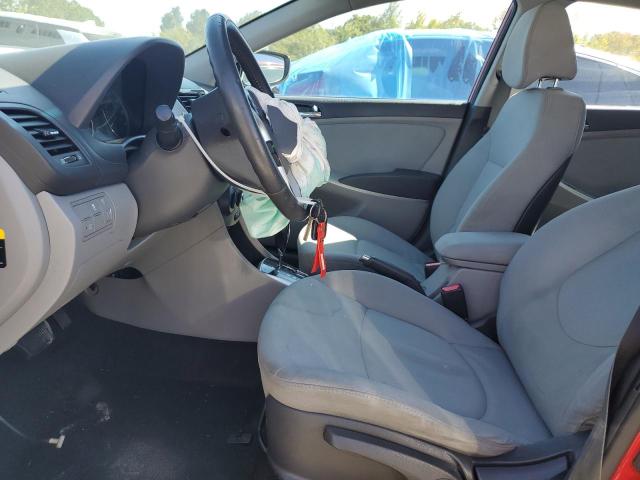 KMHCU5AE1DU071081 - 2013 HYUNDAI ACCENT GLS 红色 照片 7