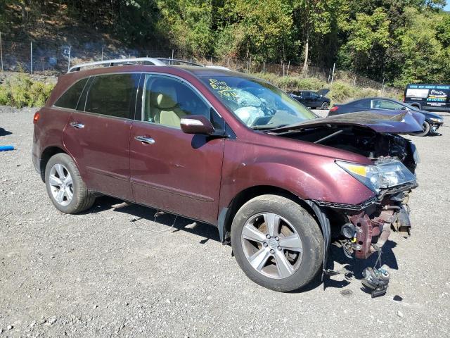 2HNYD2H36CH543350 - 2012 ACURA MDX TECHNOLOGY 栗色 照片 4