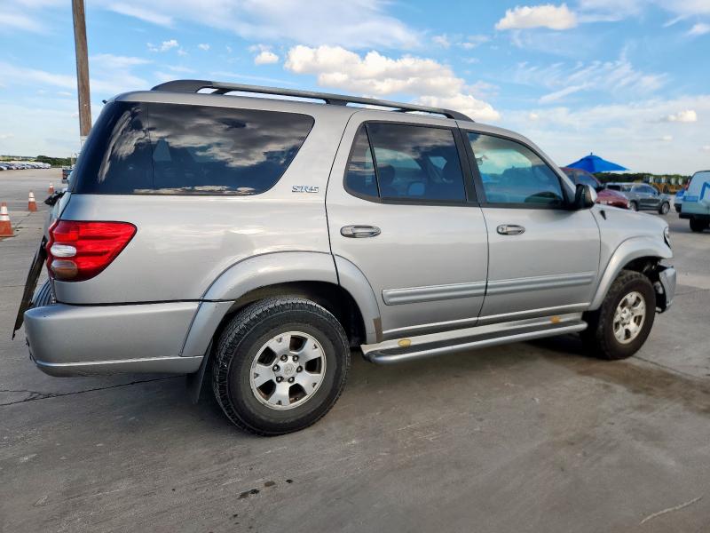 5TDZT34AX3S197957 - 2003 TOYOTA SEQUOIA SR5 Сұр фото 3