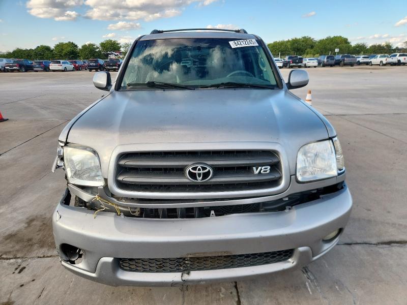 5TDZT34AX3S197957 - 2003 TOYOTA SEQUOIA SR5 Сұр фото 5
