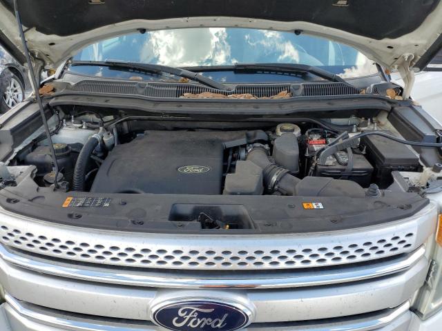 1FM5K7D85EGB07449 - 2014 FORD EXPLORER XLT WHITE photo 12