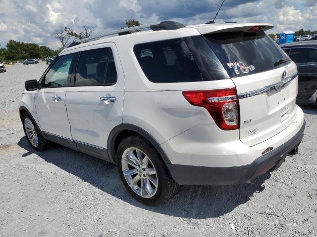 1FM5K7D85EGB07449 - 2014 FORD EXPLORER XLT WHITE photo 2