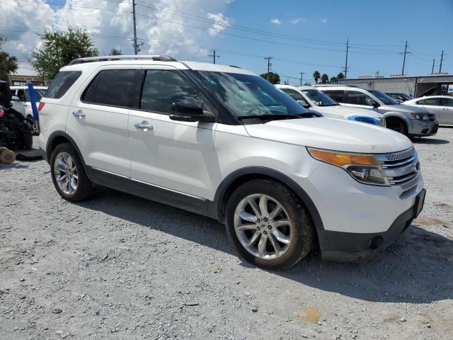 1FM5K7D85EGB07449 - 2014 FORD EXPLORER XLT WHITE photo 4