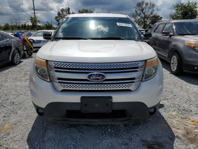 1FM5K7D85EGB07449 - 2014 FORD EXPLORER XLT WHITE photo 5