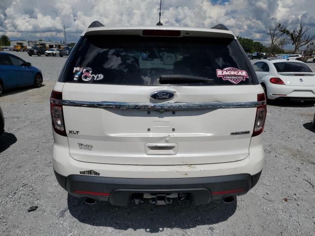 1FM5K7D85EGB07449 - 2014 FORD EXPLORER XLT WHITE photo 6