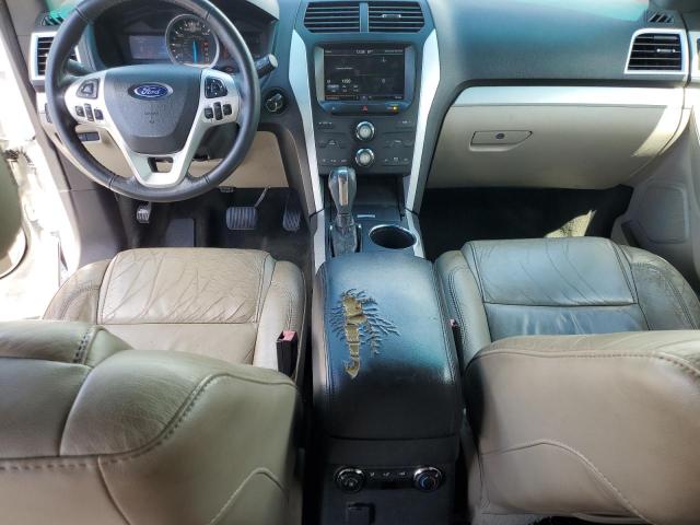 1FM5K7D85EGB07449 - 2014 FORD EXPLORER XLT WHITE photo 8