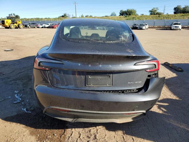5YJ3E1EB3SF926749 - 2025 TESLA MODEL 3 رمادي صورة 6