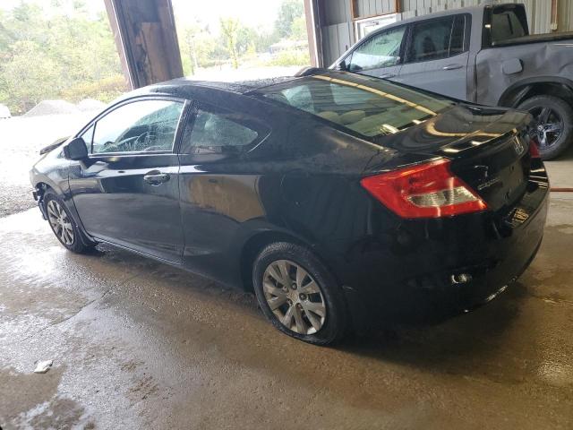 2HGFG3B57CH516728 - 2012 HONDA CIVIC LX BLACK photo 2