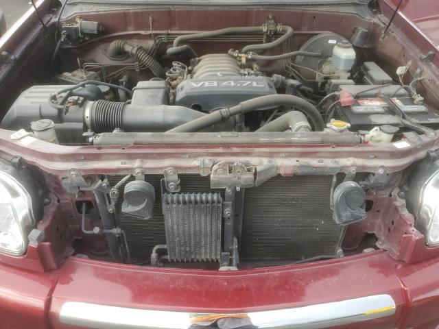 5TBET34146S520525 - 2006 TOYOTA TUNDRA DOUBLE CAB SR5 BURGUNDY photo 11