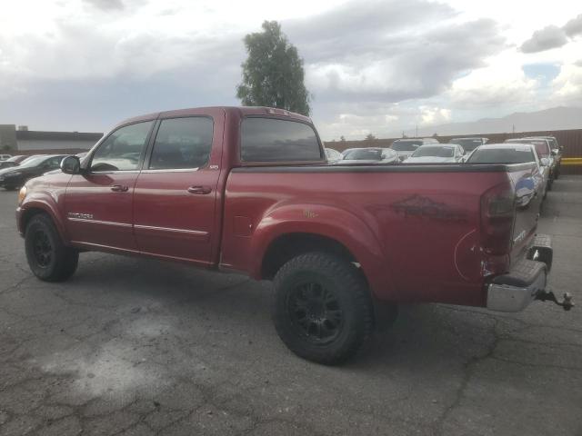 5TBET34146S520525 - 2006 TOYOTA TUNDRA DOUBLE CAB SR5 BURGUNDY photo 2