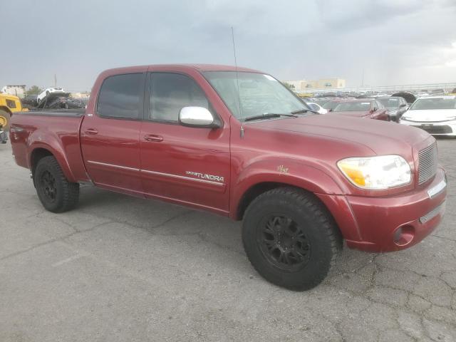 5TBET34146S520525 - 2006 TOYOTA TUNDRA DOUBLE CAB SR5 BURGUNDY photo 4