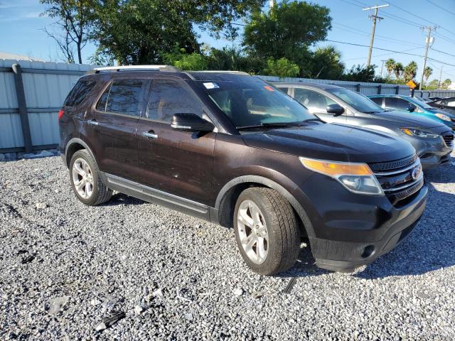 1FM5K7F81DGC30340 - 2013 FORD EXPLORER LIMITED BROWN photo 4