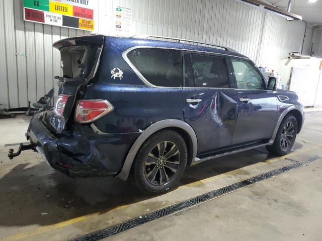 JN8AY2NE7H9701966 - 2017 NISSAN ARMADA PLATINUM 蓝色 照片 3