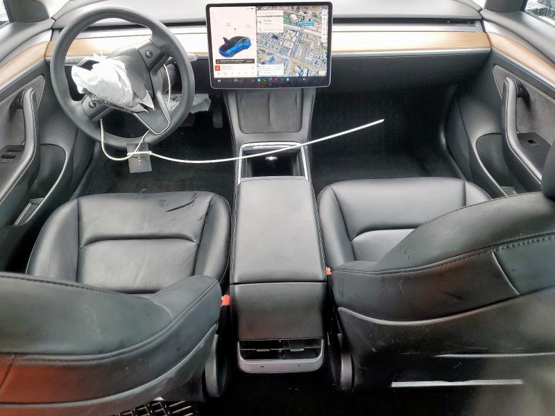 5YJ3E1EA6NF111361 - 2022 TESLA MODEL 3 BLUE photo 12