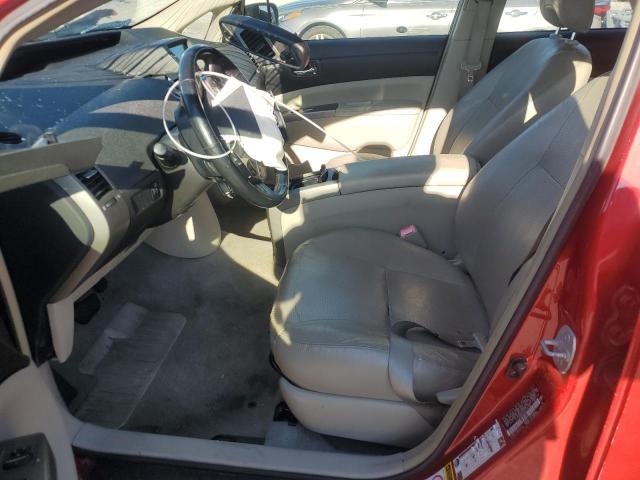 JTDKB20U063158752 - 2006 TOYOTA PRIUS RED photo 7