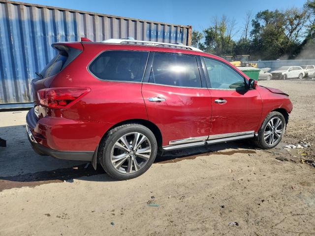 5N1DR2DM4LC576530 - 2020 NISSAN PATHFINDER PLATINUM 红色 照片 3