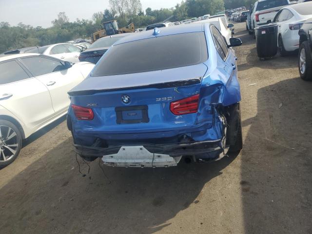 WBA8D9C37HA004826 - 2017 BMW 330 XI BLUE photo 6