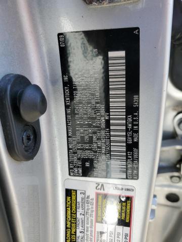 4T3BK11A59U015814 - 2009 TOYOTA VENZA SILVER photo 13