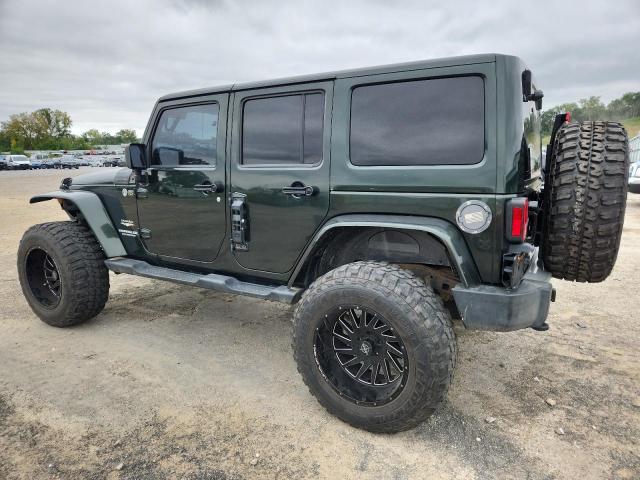 1J4HA5H18BL615952 - 2011 JEP WRANGLER UNLIMITED SAHARA Verde foto 2