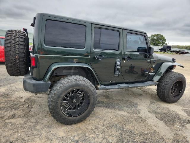 1J4HA5H18BL615952 - 2011 JEP WRANGLER UNLIMITED SAHARA Verde foto 3