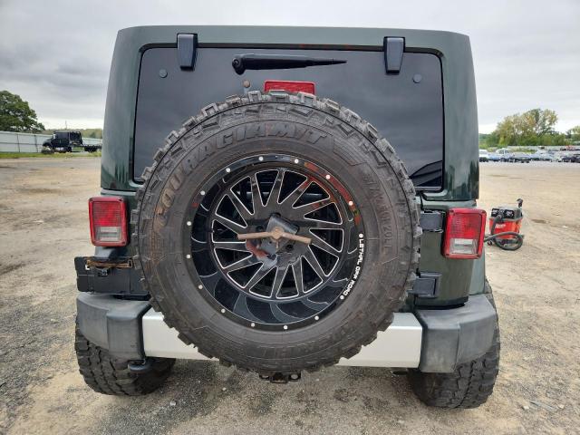 1J4HA5H18BL615952 - 2011 JEP WRANGLER UNLIMITED SAHARA Verde foto 6