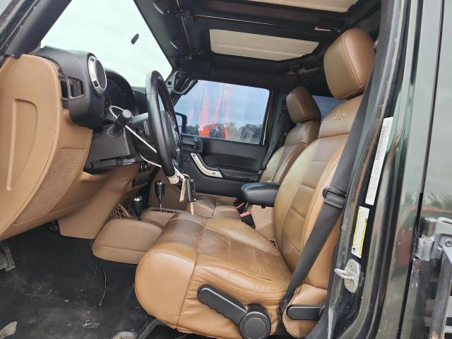 1J4HA5H18BL615952 - 2011 JEP WRANGLER UNLIMITED SAHARA Verde foto 7