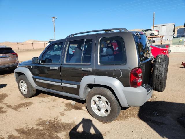 1J4GL48KX6W126594 - 2006 JEEP LIBERTY SPORT GREEN photo 2