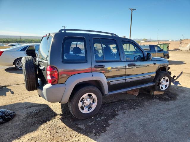 1J4GL48KX6W126594 - 2006 JEEP LIBERTY SPORT GREEN photo 3