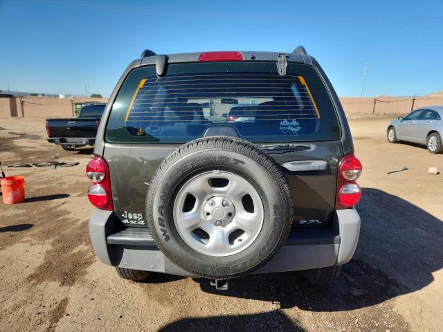 1J4GL48KX6W126594 - 2006 JEEP LIBERTY SPORT GREEN photo 6