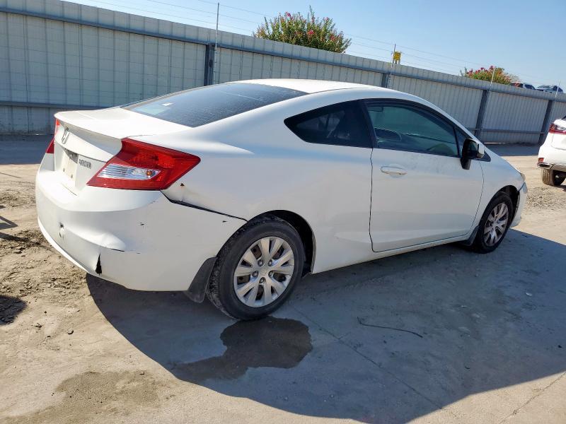 2HGFG3B5XCH532860 - 2012 HONDA CIVIC LX WHITE photo 3