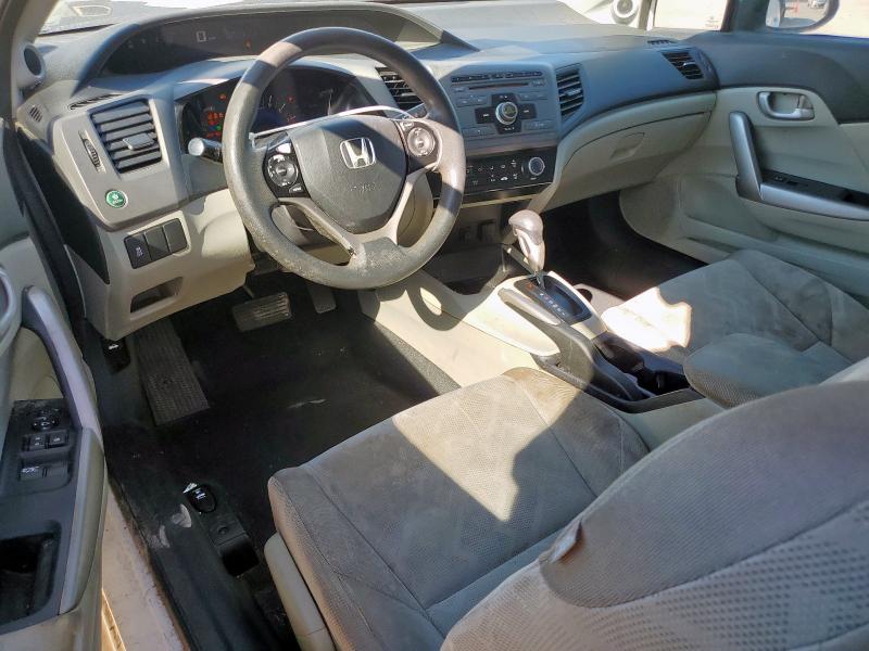 2HGFG3B5XCH532860 - 2012 HONDA CIVIC LX WHITE photo 8