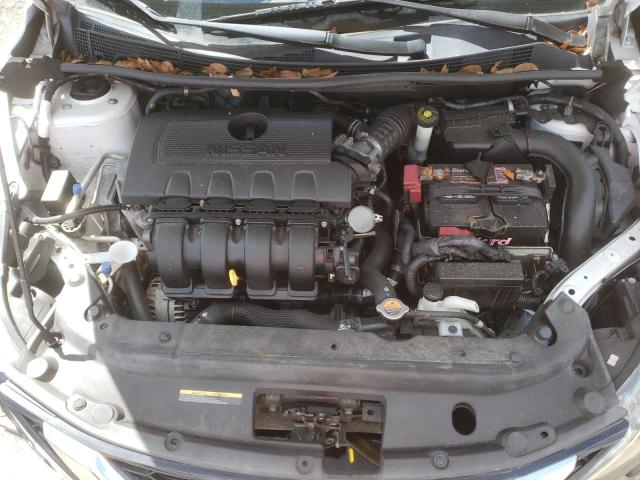 3N1AB7AP7KY301573 - 2019 NISSAN SENTRA S WHITE photo 11