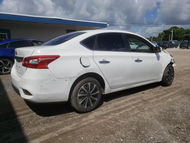 3N1AB7AP7KY301573 - 2019 NISSAN SENTRA S WHITE photo 3