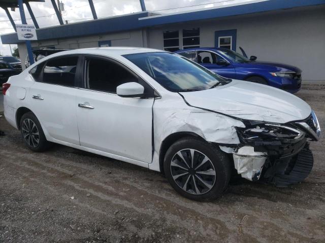 3N1AB7AP7KY301573 - 2019 NISSAN SENTRA S WHITE photo 4