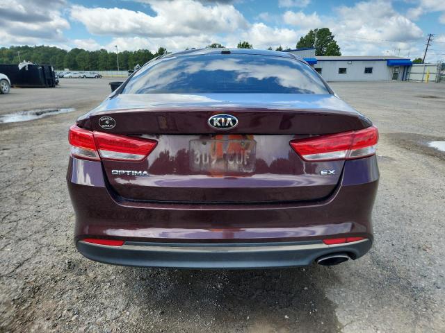 5XXGU4L33HG149707 - 2017 KIA OPTIMA EX MAROON photo 6